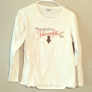 Thanksgiving maternity tee